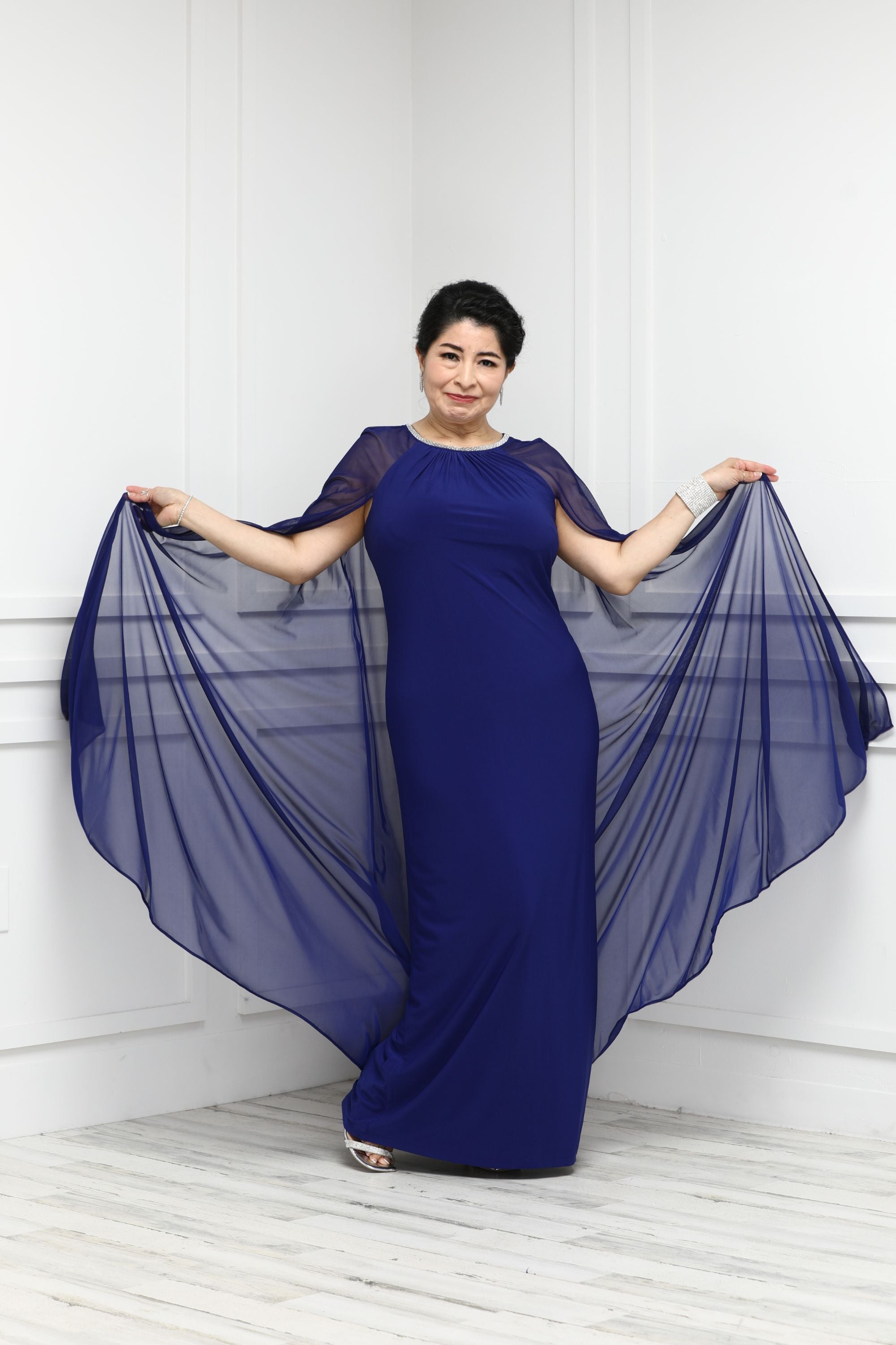 Shop Theia Sophia Beaded Shawl Gown | Saks Fifth Avenue